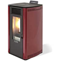 Qlima estufa de pellets 8.4kw 200mc Calefacción casa Burdeos eurostove 74 debidas